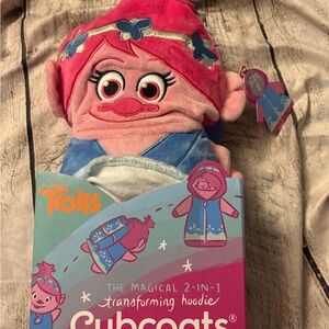Trolls poppy Transforming coat size 2 new cubcoats